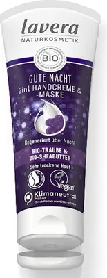 Zdjęcie produktu dla Lavera, krem do rąk na dobranoc, winogrona i organiczne masło shea, 75 ml