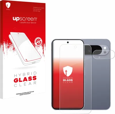 Produktbild von upscreen Schutzglas für Google Pixel 10 Pro XL (Display+Kamera) Schutzfolie Panzer Folie Glas Display Schutz klar