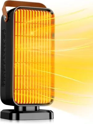 Produktbild von Raumheizer, 1500 W Raumheizer für den Innenbereich, große Räume, tragbarer Mini-Keramikheizer für den Schreibtisch, Überhitzungsschutz, Kippschutz