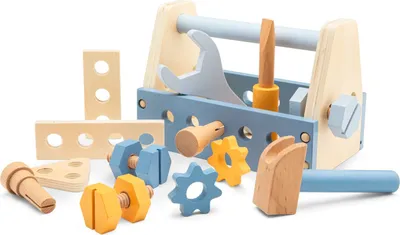 Produktbild von 4bambini es Classic Toys Werkzeugset aus Holz