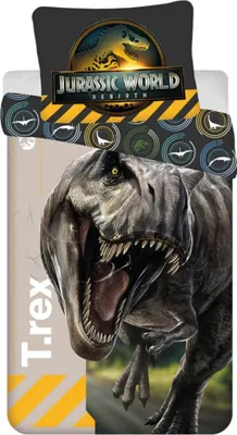 Produktbild von Inklusive Leinen Jurassic World T.rex 140x200, 70x90 cm