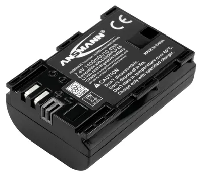 Produktbild von ANSMANN Kamera Akku LP E6 Li-Ion 7,4V 1400 mAh - ideal für Canon Eos 80D uvm.