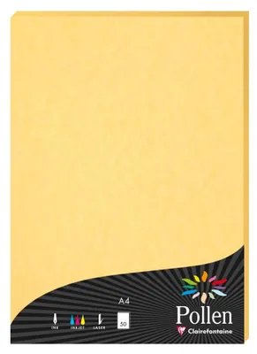 Produktbild von Clairefontaine Pollen A4 marmor 120g chamois