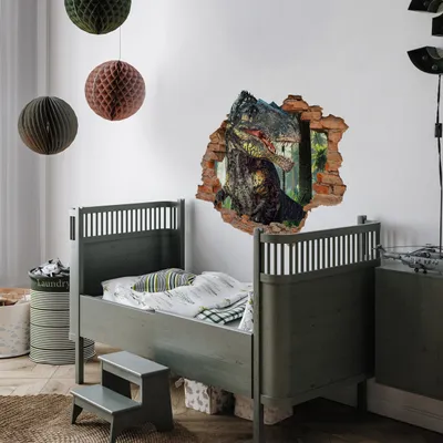 Produktbild von Muralo Wandtatto Wandsticker für Jugendzimmer Kinderzimmer Dinosaurier Dino Aufkleber 80 cm x 60 cm