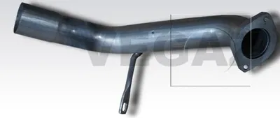 Produktbild von VEGAZ Abgasrohr Auspuffrohr für FIAT Freemont (345) Vorne FTR-377