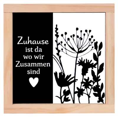 Produktbild von UNUS Deko Aufsteller "Zuhause ist da wo wir Zusammen sind"