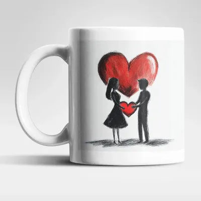 Produktbild von Liebe Love Liebespaar Valentinstag Kaffeetasse Teetasse Tasse Geschenkidee
