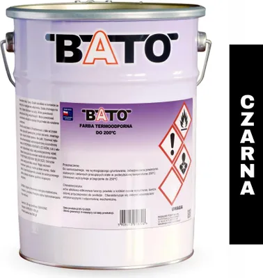 Produktbild von Thermobeständige Farbe Bis 200 °C Schwarz Matt A 5 L