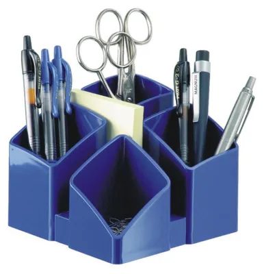 Produktbild von Schreibtischköcher Scala blau Packung mit 4 Stück