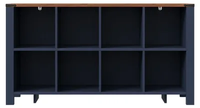 Image de Buffet de rangement 8 compartiments ouverts 140cm