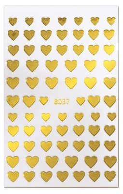 Produktbild von Cupio Nail Art Tattoo Love B037 Gold