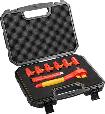 Produktbild von Steckschlüssel-Satz 1/2'', 1000 V, 8-Teilig – T N01-307