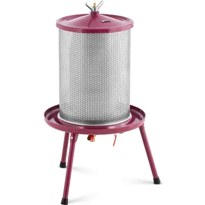 Produktbild von Expondo Wiesenfield Hydropresse - Edelstahl/Eisen - 40 l - 3 bar - inkl. 5 Presstücher -Wiesenfield