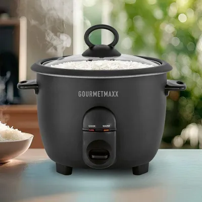 Produktbild von Reiskocher 400W schwarz matt 1l