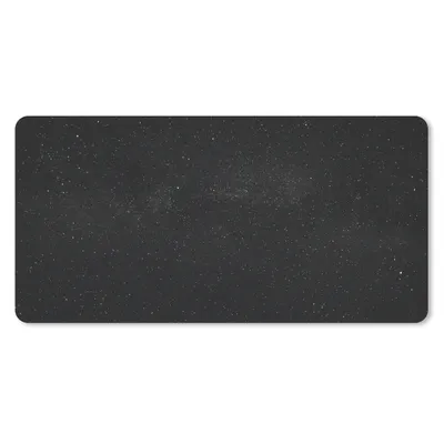 Produktbild von MuchoWow® Schreibtischunterlage Sternenhimmel - Schwarz - Weiß - Himmel 80x40 cm - XXL Mauspad - Gaming Mauspad