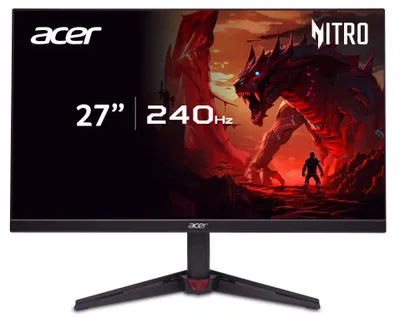 Obrázok produktu pre Acer UM.HV0EE.309, 68,6 cm (27"), 1920 x 1080 px, Full HD, LED, 1 ms, Čierna
