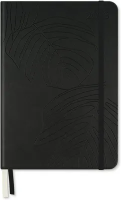Image de Agenda, Carnet De Notes, Planificateur, Carnet De Notes, Noir, Format A5, 2023