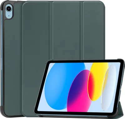Image de imoshion Bibliothèque pliante pour l'Apple iPad 11 (2025) 11 pouces A16 / iPad 10 (2022) 10,9 pouces - Vert foncé