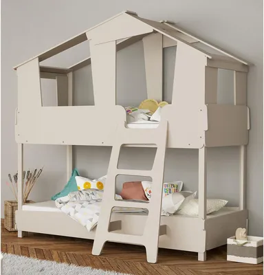 Produktbild von Etagenbett Hochbett Baumhausbett Stockbett Kinderbett Holzbett Bett "Tyler I"