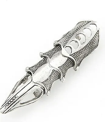 Produktbild von Männer Frauen Gothic Punk Joint Knuckle Vollfinger Klaue Ring Statement Schmuck