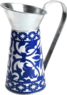 Produktbild von Esschert Design Portugiesischer Krug, Blau und Weiß