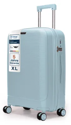 Produktbild von 4FLY Leichter Hartschalen-Reisekoffer XL 75 cm (90L) – mit TSA-Schloss, 4 Spinner-Doppelrollen und Aluminium-Teleskopgriff, Aufgabegepäck