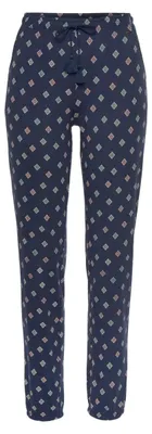 Immagine prodotto di S.Oliver, pantaloni da pigiama da donna, modello AK-216-47, colore blu scuro, motivo a righe, taglia EU 44-46