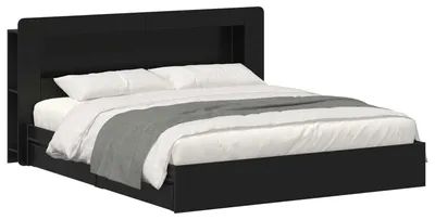 Immagine prodotto di Telaio del letto con storage con cassetto Nero 200 x 200 cm