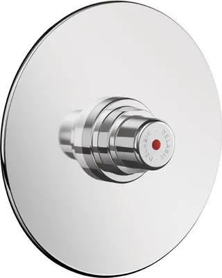 Imagen del producto de Delabie DU-Válvula de descarga automática TEMPOSTOP G1/2 UP, 30 segundos, con rosetón de montaje D130mm