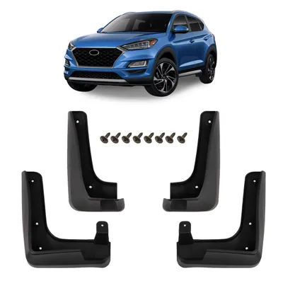 Produktbild von HERSTMOTO Schmutzfänger, 4er-Set Schmutzfänger-Kit Spritzschutz Schmutzfänger mit Befestigungssatz, passend für Hyundai Tucson III TL 2018-2020