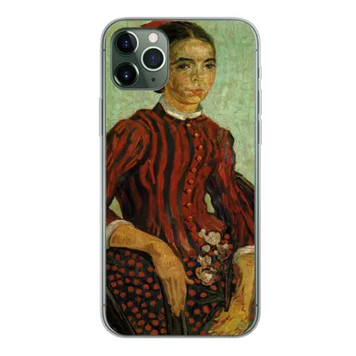 Produktbild von MuchoWow® Handyhülle Schutzhülle Hülle für iPhone 11 Pro Max La Mousmé - Vincent van Gogh Silikon Softcase Handy Hülle - Schutz
