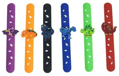 Image de Bracelet à fermeture automatique avec motif dinosaures MIX de motifs