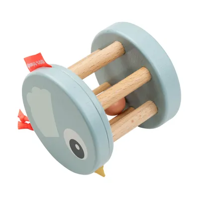 Produktbild von Holzrassel Birdee Blau