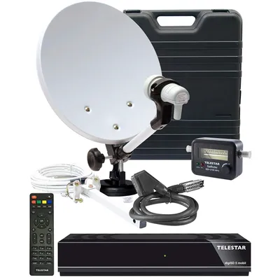 Produktbild von Telestar 5103328 DIGI SD 5 Mobil Receiver + Satelliten-Antenne, DVB-S, EPG, Free-to-Air