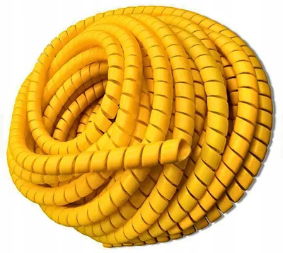 Obrázok produktu pre 10 metrov 16-22 mm ŽLTÁ krytka kábla - Hadice - Spirálové - Pružinové PVC