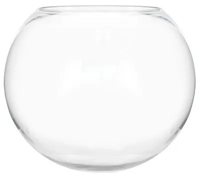 Tafelvaas rund, transparentes Glas, 24 x 24 x 30 cm