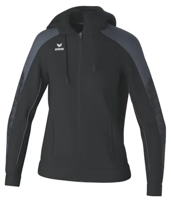 Produktbild von Erima Evo Star Trainingsjacke mit Kapuze Schwarz/Schiefergrau - 44