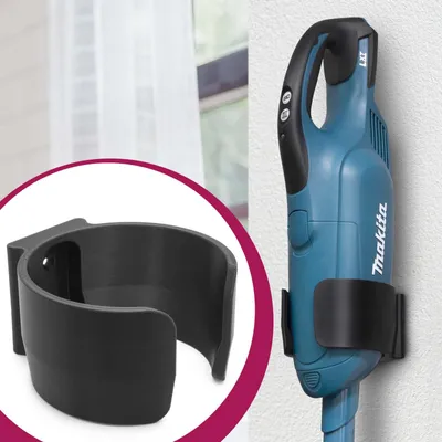 Produktbild von Staubsauger Wand Halterung Akku Sauger Halter Schwarz passend für Makita DCL182