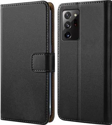 Produktbild von Handy Tasche für Samsung Galaxy Note 20 Ultra Schutzhülle Bookstyle Etui Klapphülle Wallet Flip Cover Case Schwarz