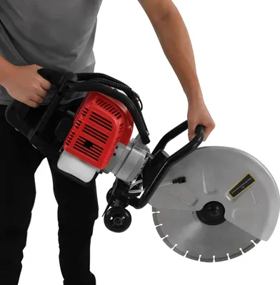 Produktbild von Benzin Betonschneider - JH-350 Trennschleifer - Zweitakt 52 cm³ - Leistung 1,4 kW 6500 U/min - Führungsräder (2) - Tank 1,3 l - Gewicht 13,3 kg