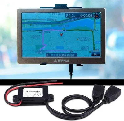 Immagine prodotto di Caricabatterie 3A 12V CC a 5V CC con doppia porta USB per auto, bicicletta e telefono