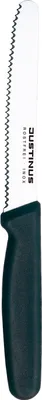 Produktbild von Brötchenmesser - L 21 cm - Schwarz - Kunststoffgriff - Edelstahlklinge