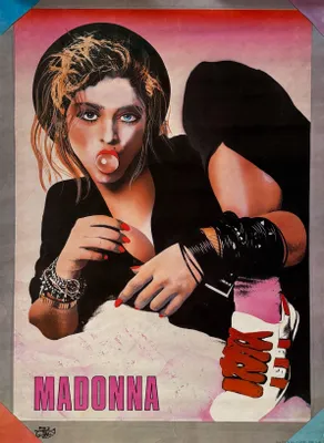 Obrázok produktu pre Madonna – Karikatúra, 1986 – Plagát – 48x68 cm