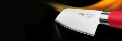 Immagine prodotto di Dick Santoku Küchenmesser, Red Spirit Messer 18 cm, keilfärmiger Anschliff
