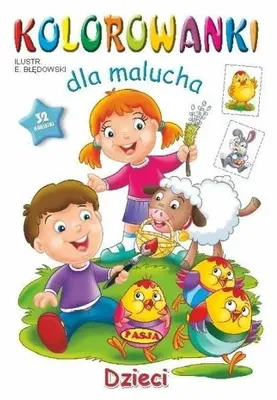 Obrázok produktu pre Kolorowanka z naklejkami dla dzieci o tematyce wielkanocnej