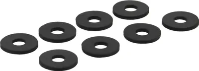 Produktbild von InLine® Gummi Unterlegscheiben, zur Festplatten-Entkopplung, 8 Stück