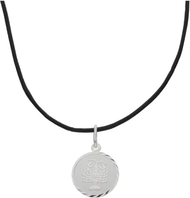 Produktbild von JuwelmaLux Sternzeichen Anhänger mit Lederkette 925/000 Sterling Silber Krebs JL16-05-0505