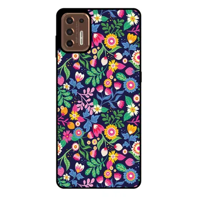 Obrázok produktu pre Smartphonica Puzdro na telefón vhodné pre Motorola Moto G9 Plus s kvetinovou potlačou - TPU zadný kryt puzdra kvetinový dizajn
