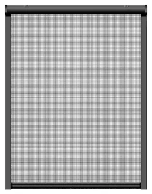 Image de Moustiquaire Enroulable, Anthracite, 130 X 160 Cm