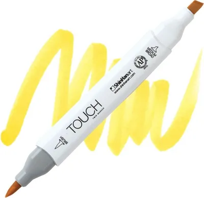 Immagine prodotto di TOUCH Pennello e scalpello bifacciale, Y35 Giallo limone